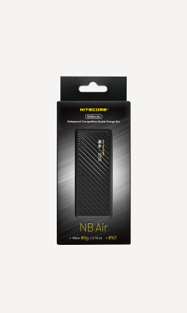 Пауэрбанк NiteCore NB AIR (IPX7 3,88V*5Ah=19,4Wh)